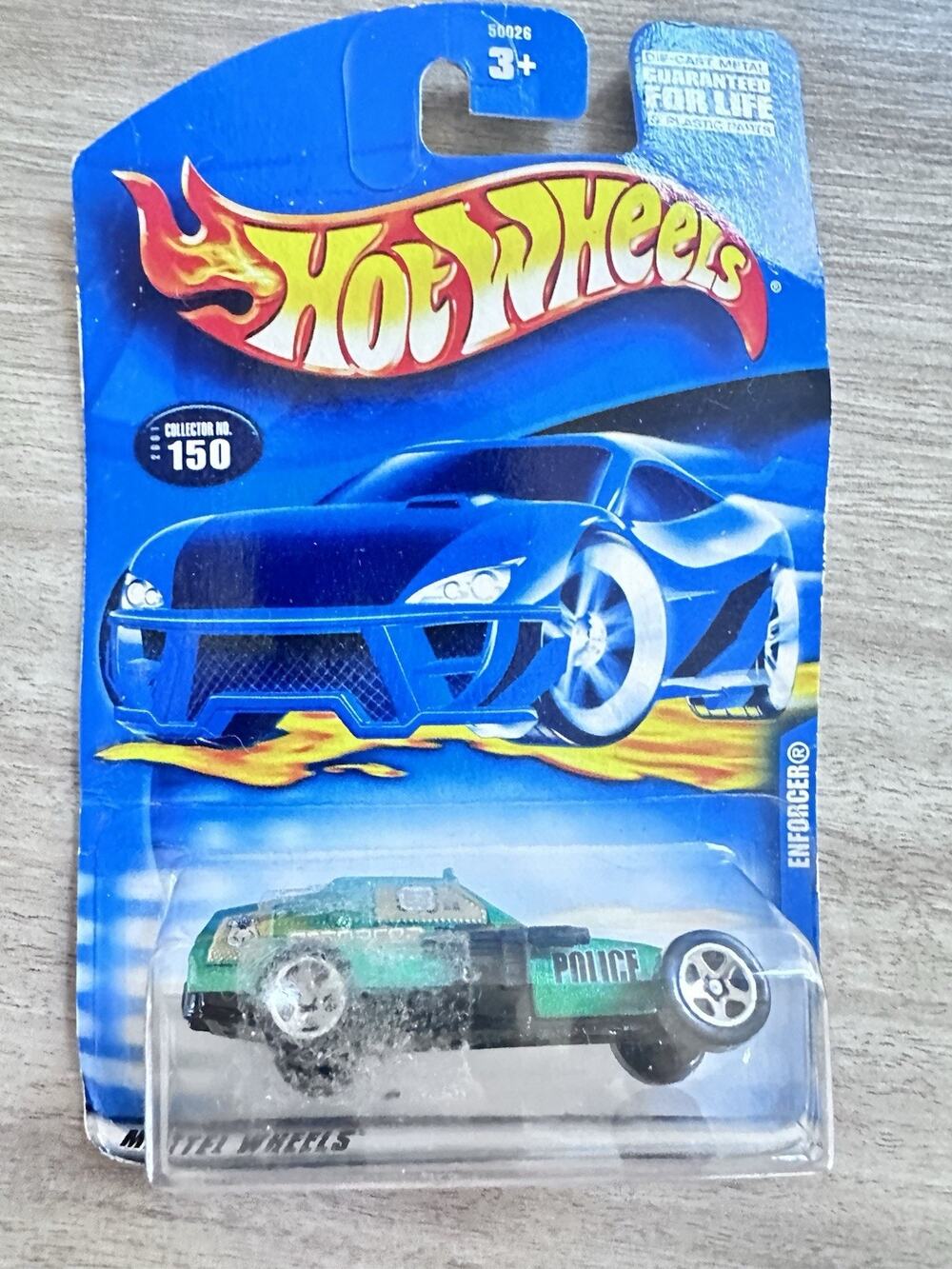 Hot Wheels Enforcer 2001 Collector No. 150 Green New Hotwheels H34